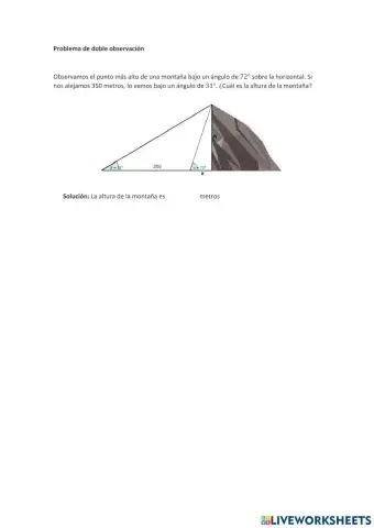 Problema doble observación