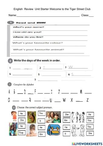 Review 2º Eval Inicial 3º