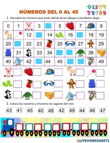 Números del 0-49