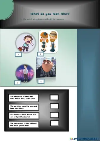 What do you look like?