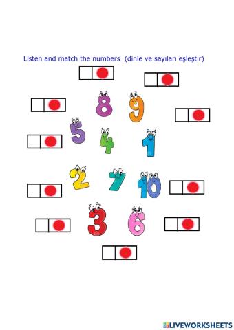 Numbers from 1 to 10