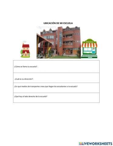 Ubicación de la escuela