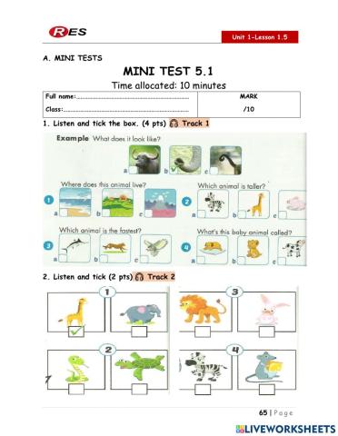 Res kids 4 mini test 5.1