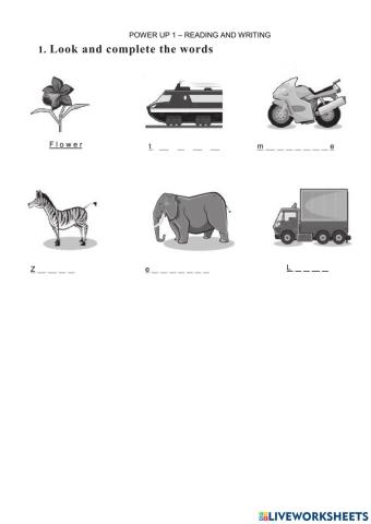 PU1 - RW 4-6 Reading