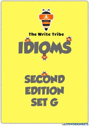 Idioms workbook part g