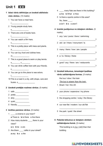 Pārbaudes darbs 6.klase