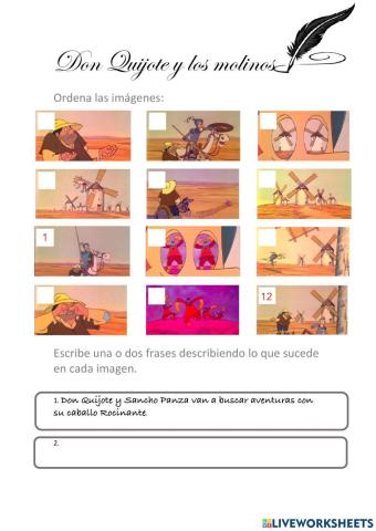 Don Quijote y los molinos