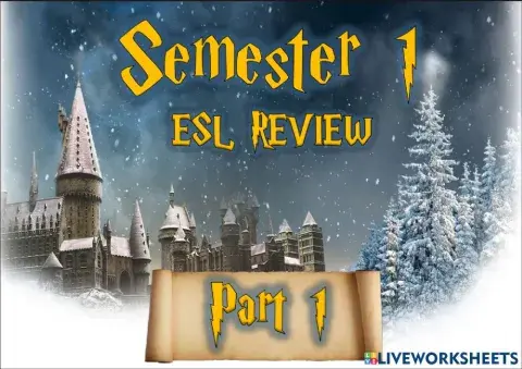 Semester 1 ESL Review