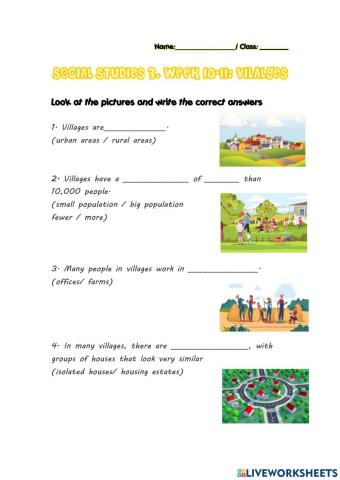 Social Studies 3: Villages