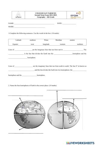 4th Grade Test