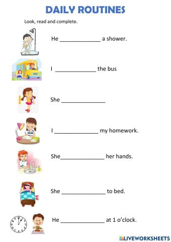 Daily routines