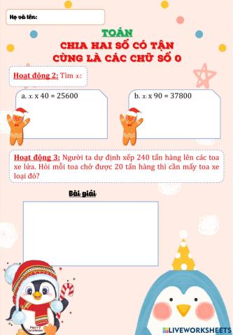 Chia hai số có tận cùng là các chữ số 0