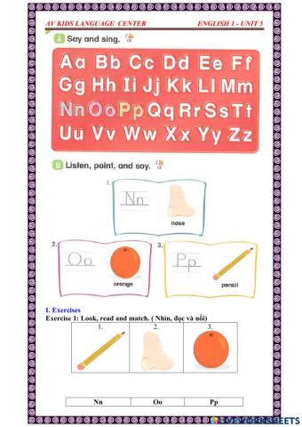 PBT Unit 5 Lesson 4(Starter) Mrs.Thuy