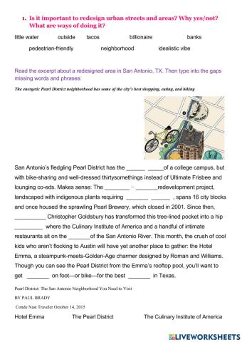 Big City Life--Redesigning Streets