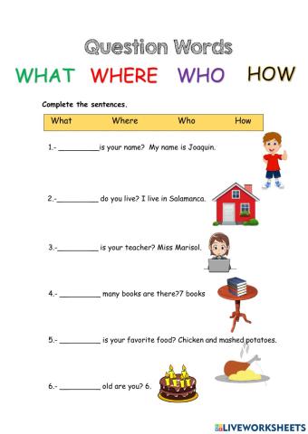 Information questions