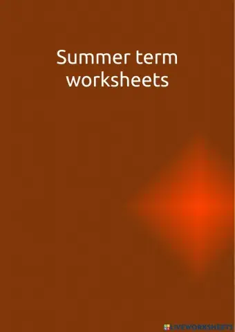 Separator - summer term