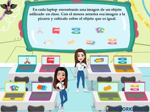 Jugando con mi maestra