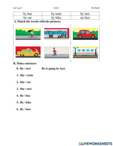 Let's go 3 unit 3 ms.hanh