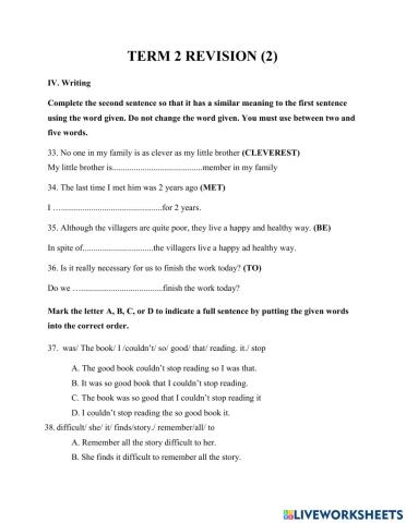 Revision Term 1 (2)