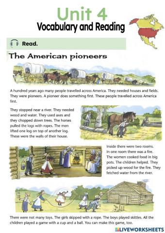 J3A Unit 4 Reading and Vocabulary