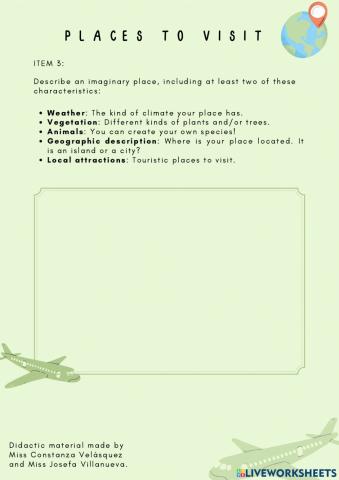 Places to visit (part two)