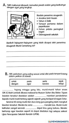 Latihan Tatabahasa 1