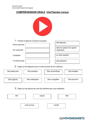 Compréhension orale