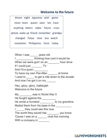 Welcome to the future by Brad Paisley