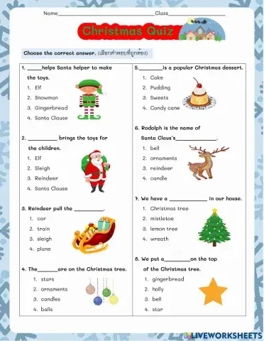 Christmas Quiz P.5