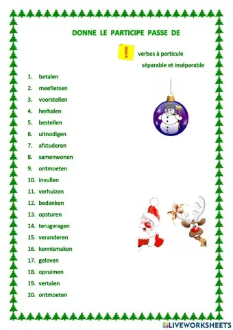 Participe passé régulier