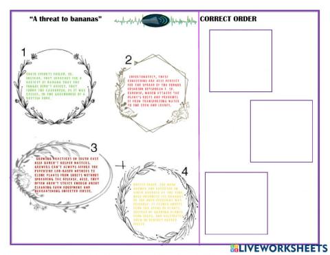 “A threat to bananas”