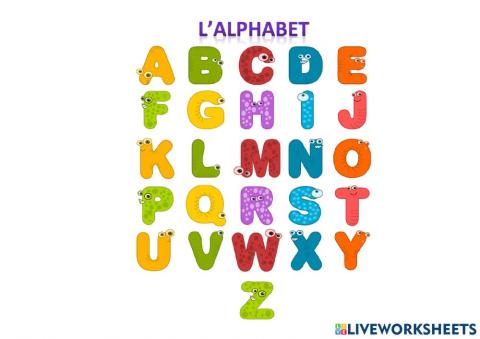 L'alphabet, la ponctuation et les accents