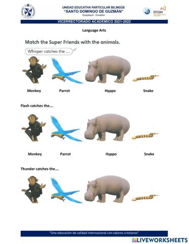 The zoo story with superfriends