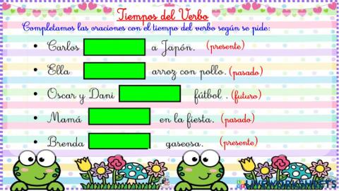 Tiempos del verbo