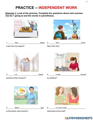 Be + Going to Yes-No Questions