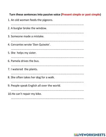 Gr7 u6 passive voice