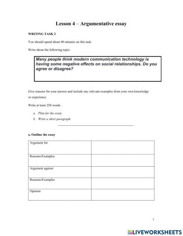 Opinion communication