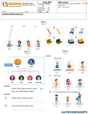 Smart Start 3 - Test Theme 3-4