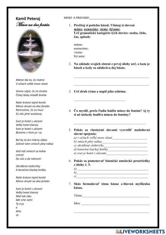 Kamil Peteraj: Mince na dne fontán