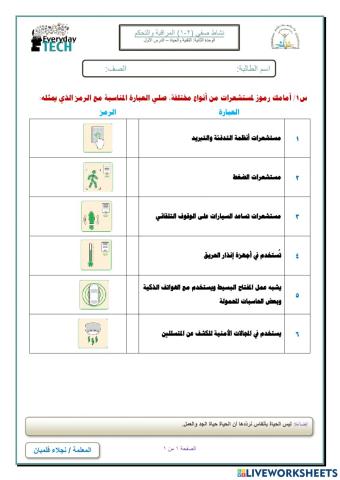 نشاط صفي درس 2-1