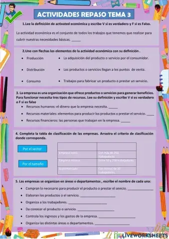 La actividad empresarial