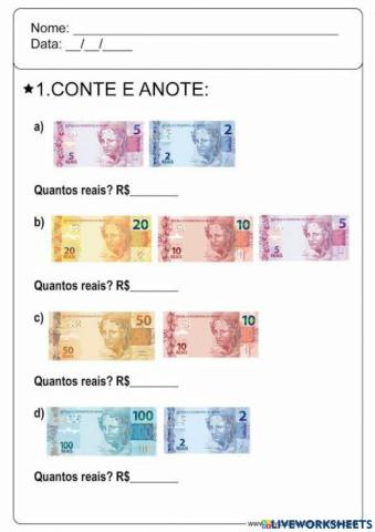 Sistema monetário Dinheiro