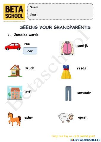 Seeing my grandparents - 1A