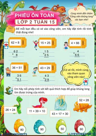 Phiếu tăng cường tuần 15