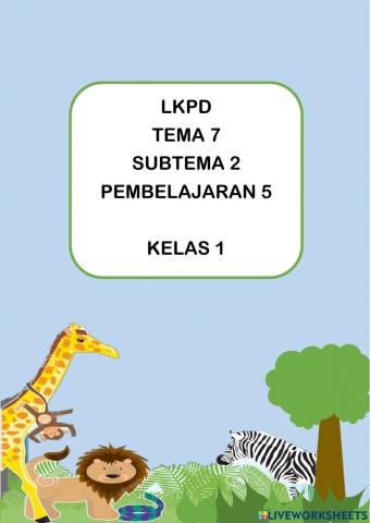 Lkpd tema 7 subtema 2