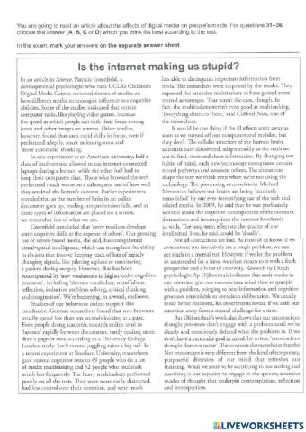 End of the year test C1