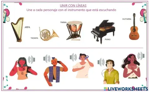 Los instrumentos musicales