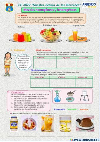 Mezclas-clasificación