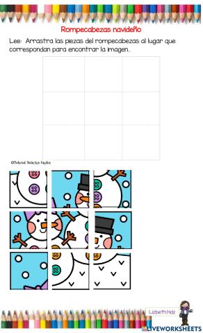 Rompecabezas navideño