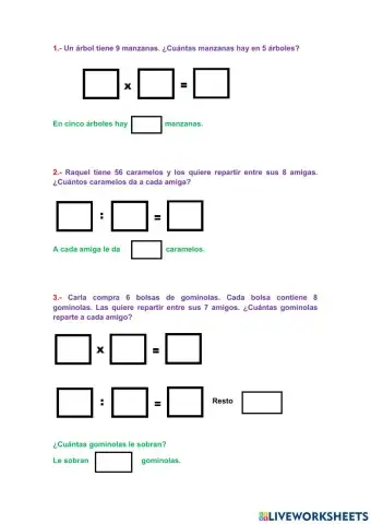 Problemas de matemáticas
